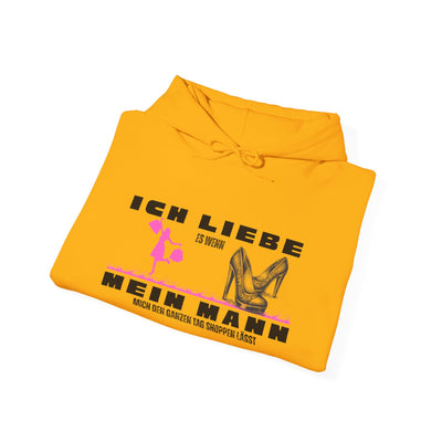 I Love Shopping Unisex Heavy Blend™ Hooded Sweatshirt 