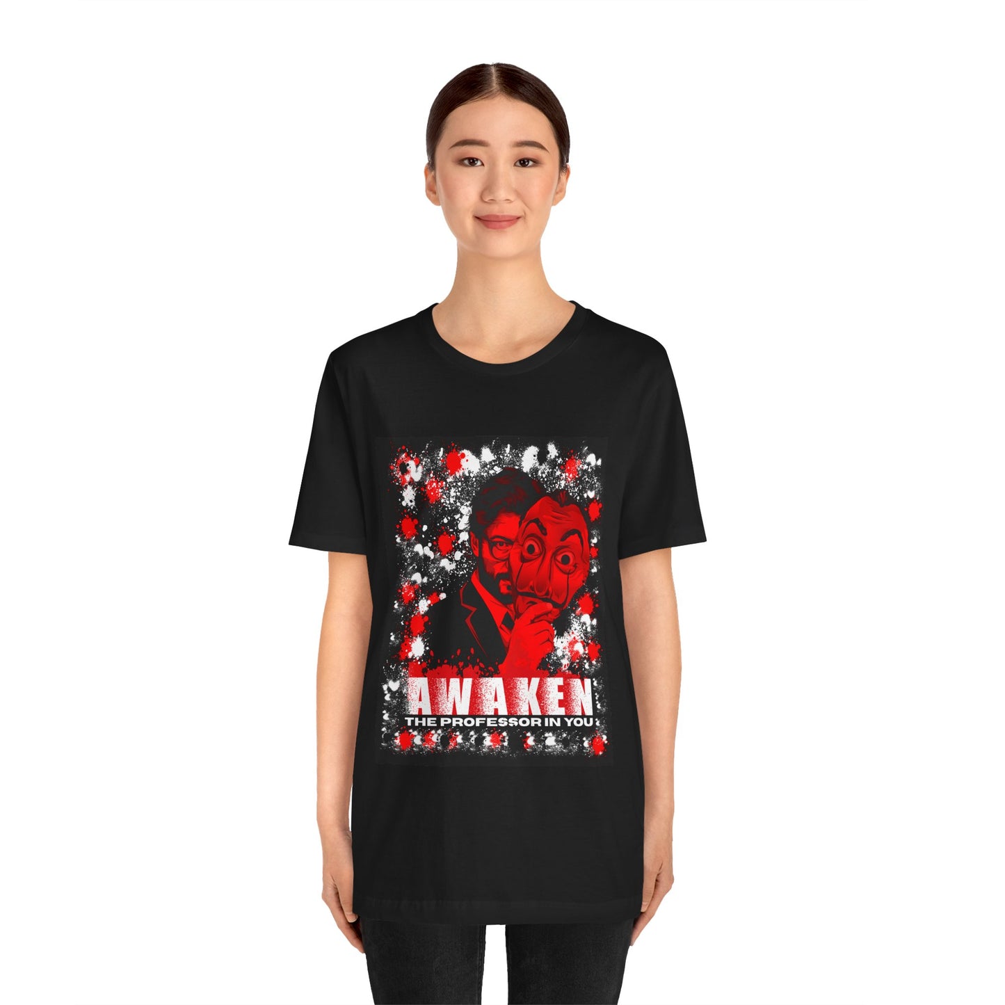 Awaken the Professor heist money Unisex Jersey Tee - Inspirational Graphic T-Shirt