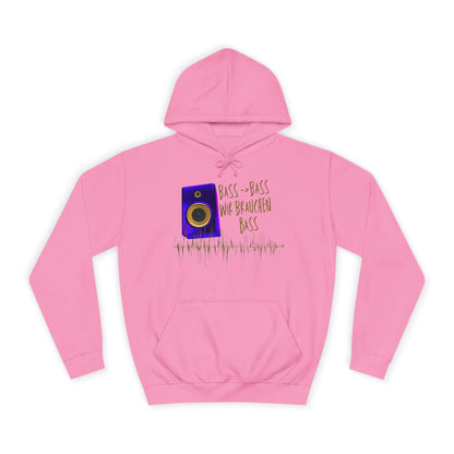 Bass, Bass wir brauchen Bass! Audio Vibes Hoodie | Unisex