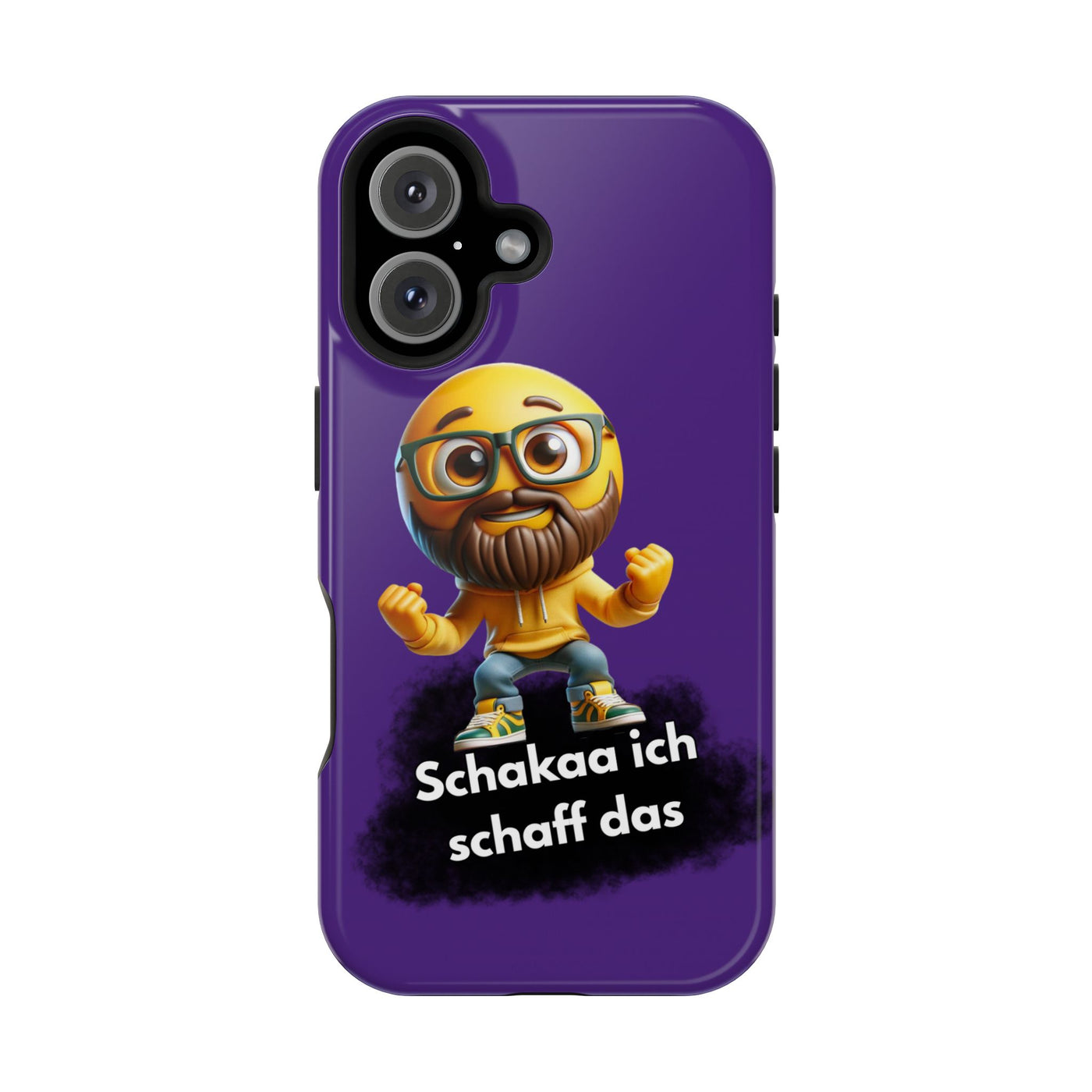 Motivational Impact-Resistant Phone Case - "Schakaa ich schaff das"