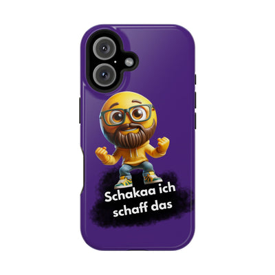 Motivational Impact-Resistant Phone Case - "Schakaa ich schaff das"