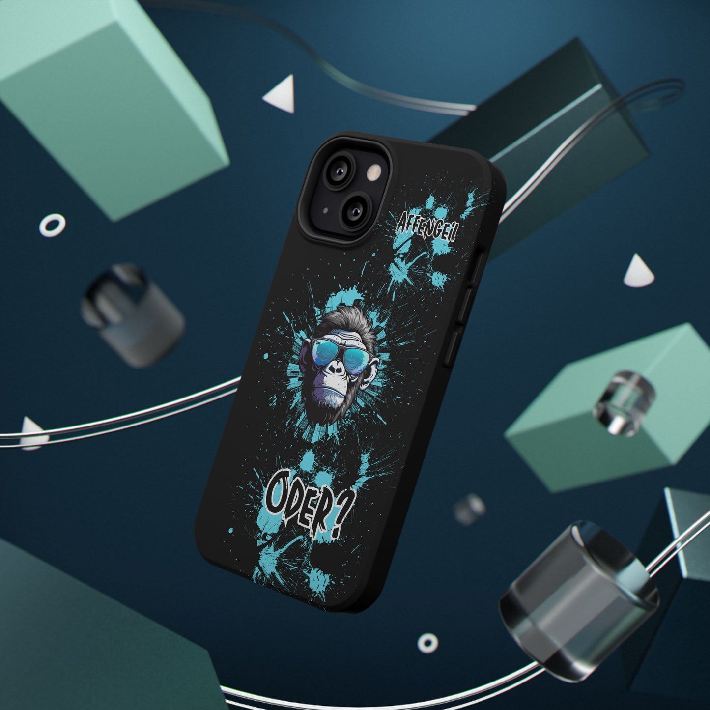 Affengeil - oder? Trendy Gorilla Phone Case - Impact-Resistant, Bold Design for Animal Lovers