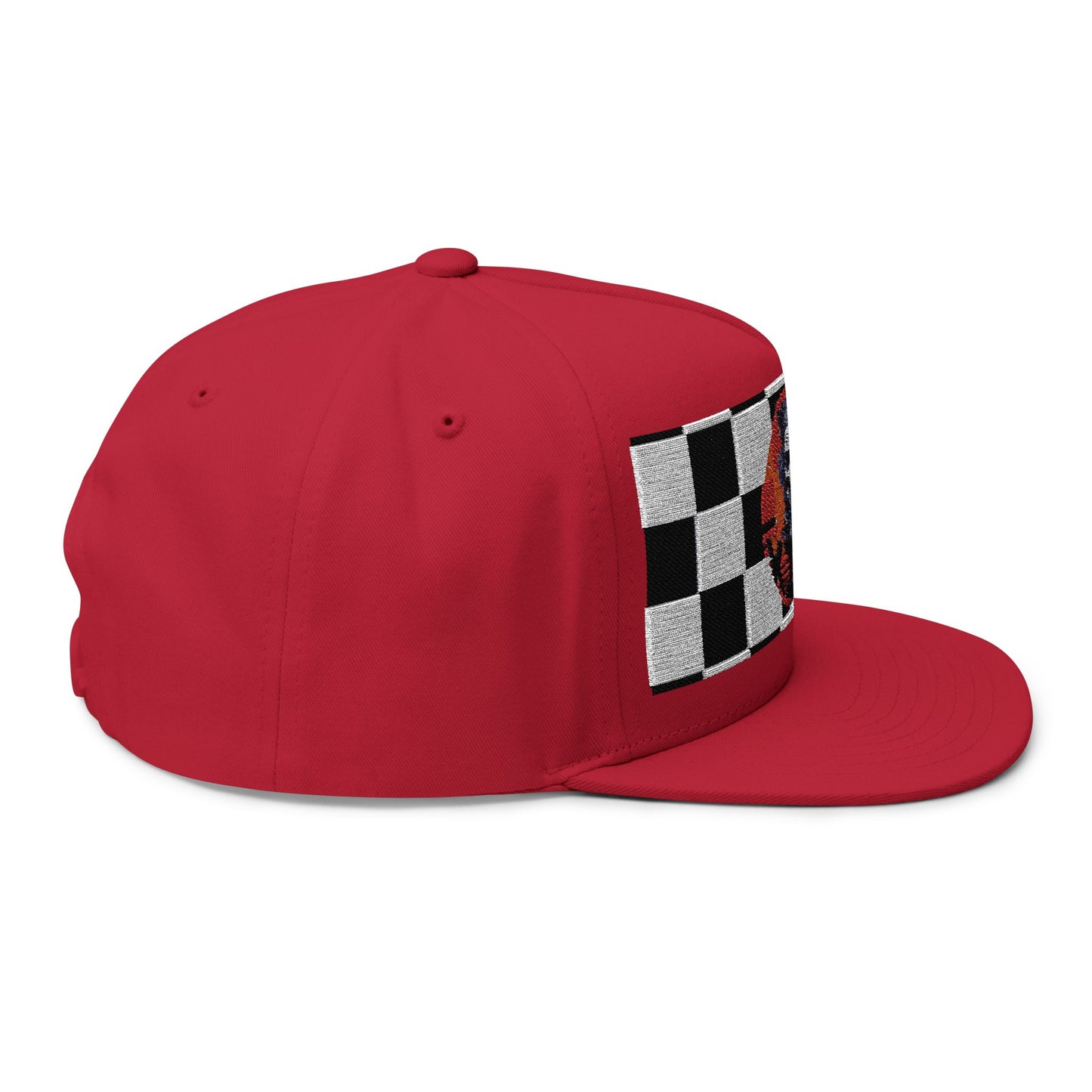 King Embroidered King skull - Flat Bill Cap, Snapback Hat