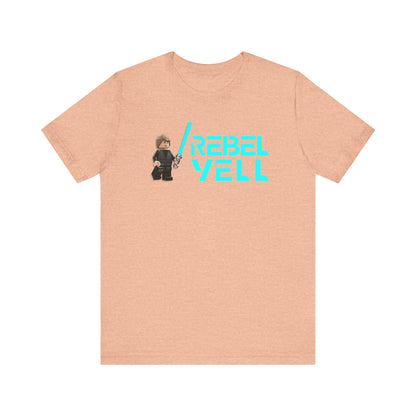 Cool Rebel Yell Luke Skywalker Unisex Jersey Tee - Short Sleeve Graphic T-Shirt for Fans