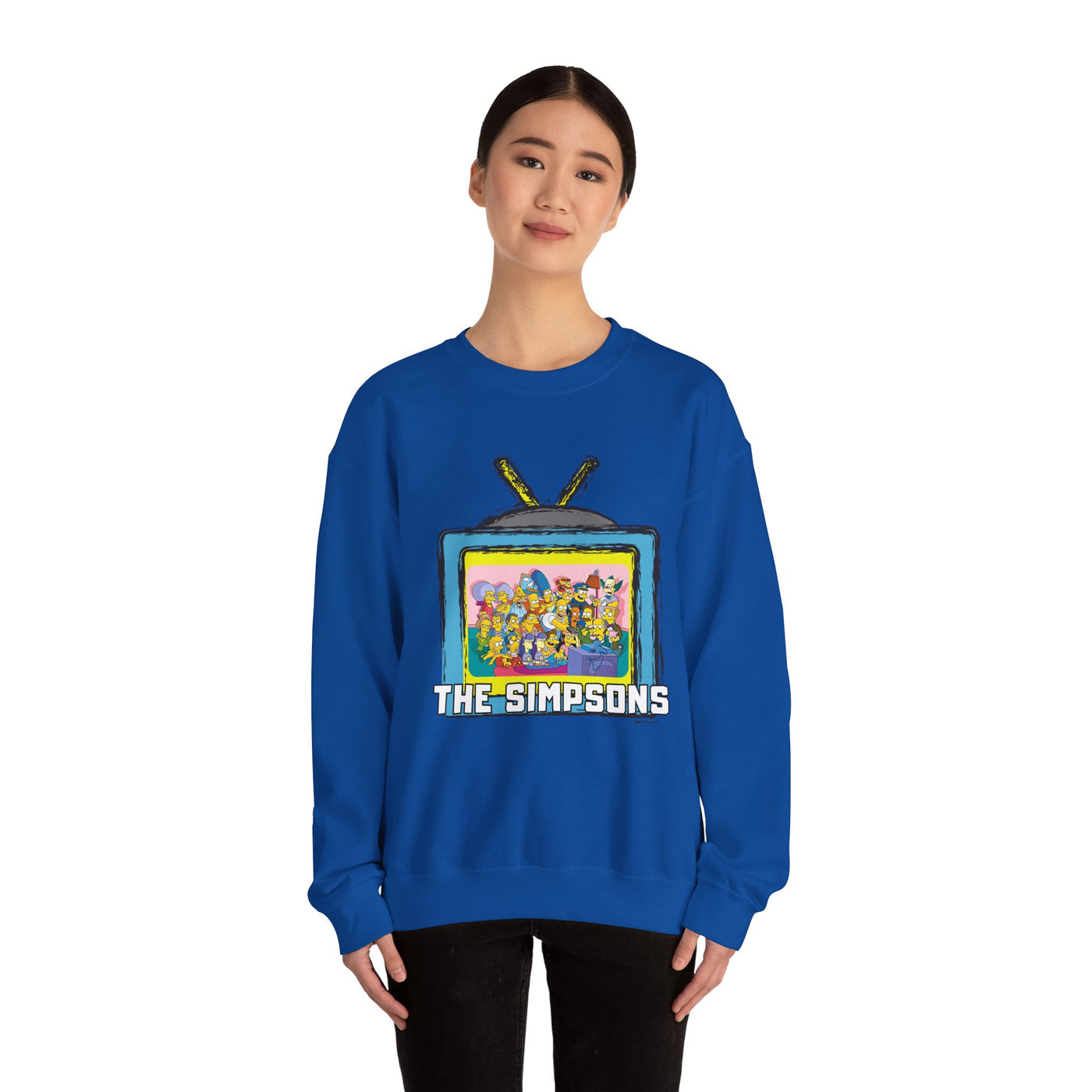 The Simpsons Unisex Heavy Cotton Sweatshirt