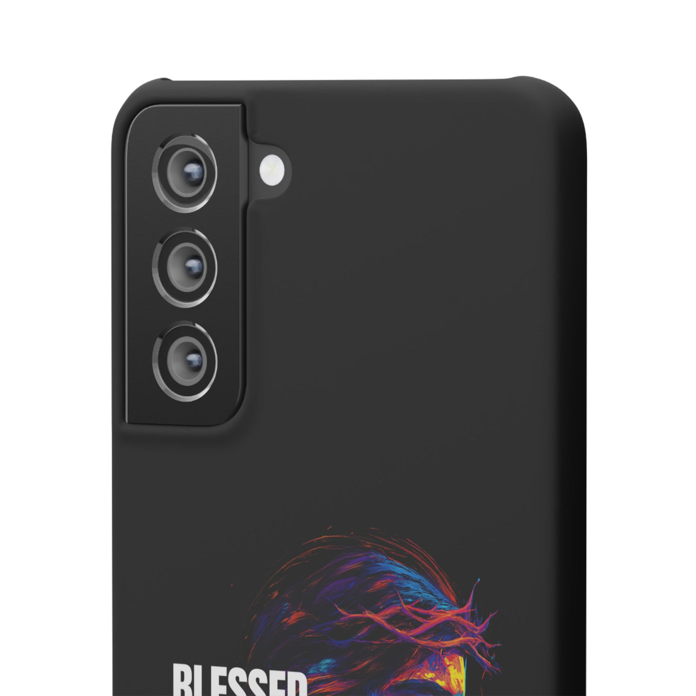 Blessed Saved loved - Snap Case - Jesus