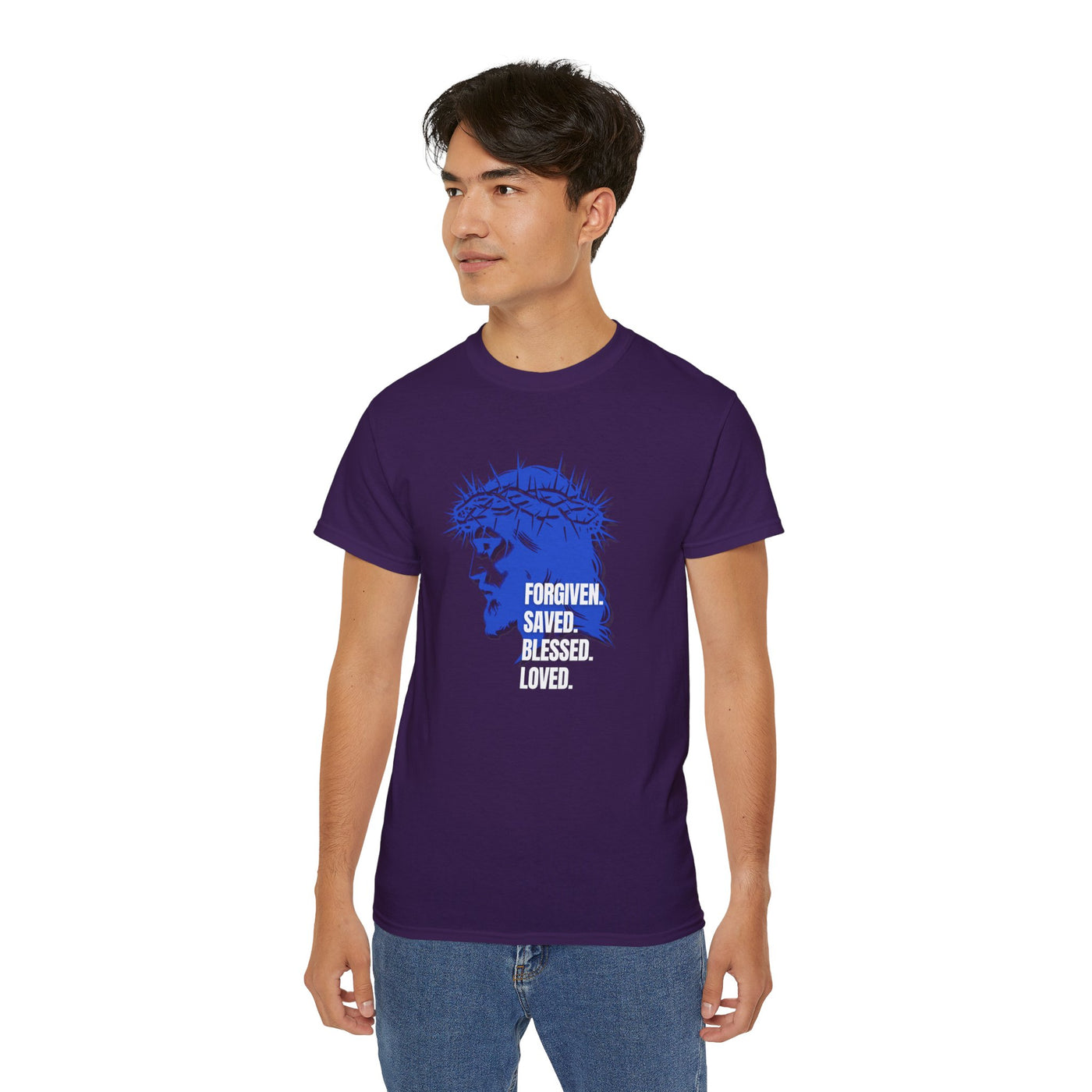 Jesus - Forgiven, Saved, Blessed, Loved Design