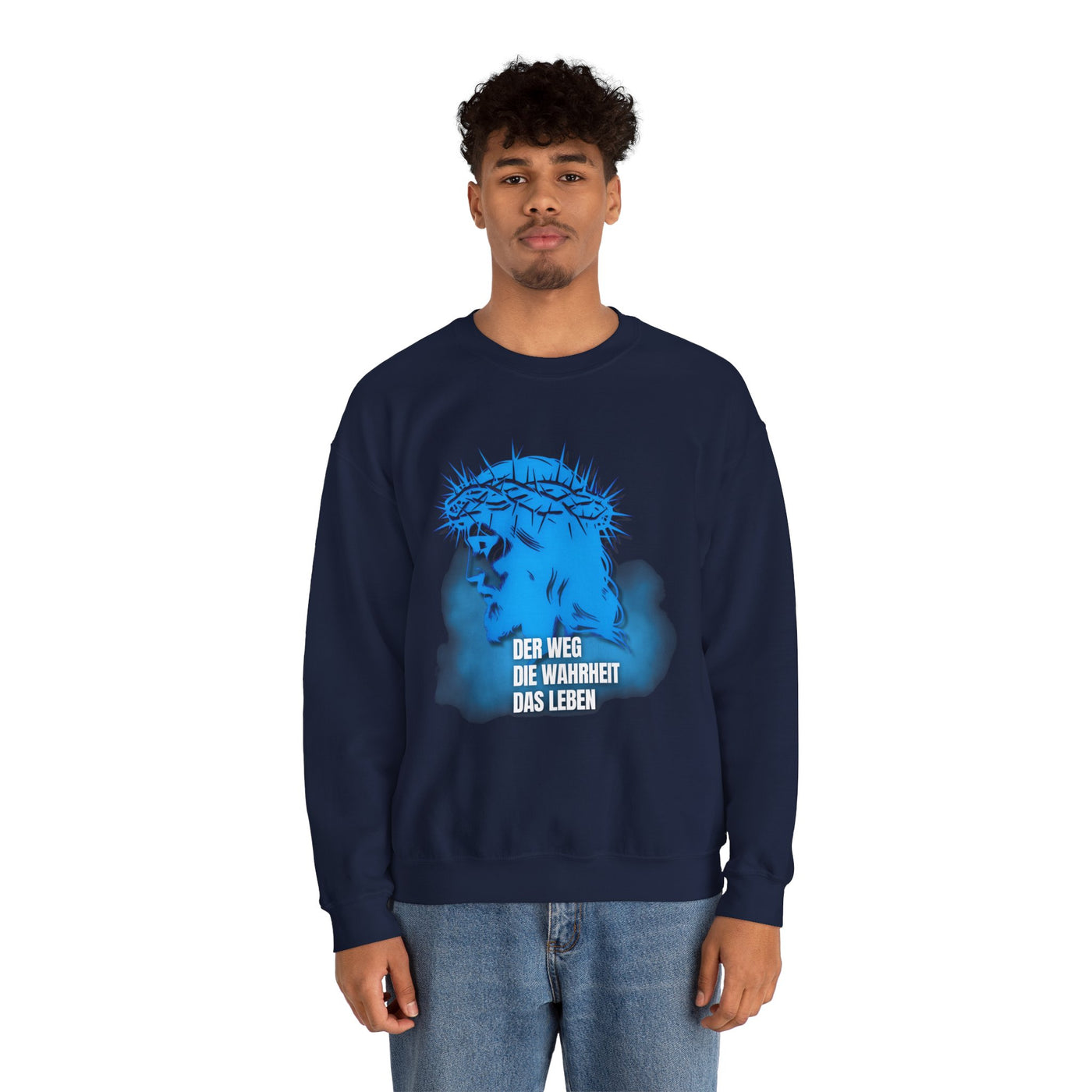 Sweatshirt Jesus "Der Weg - Die Wahrheit - Das Leben"