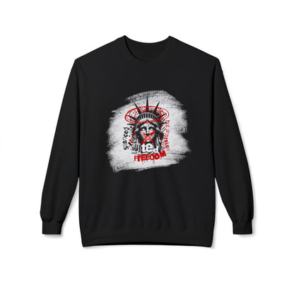 Freedom Statement Sweatshirt - Freiheitstatue muted but not unbroken