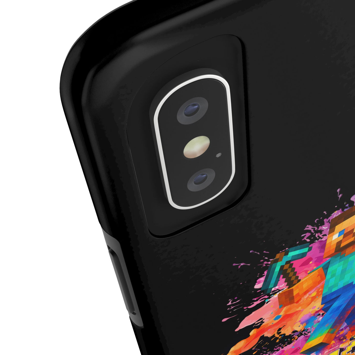 Minecraft Inspired Tough Phone Case - Handyhülle  "Bock auf anders" Colorful Gamer Design