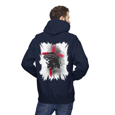 Faith-Inspired Hoodie: Blessed, Saved, Loved - Christian JESUS