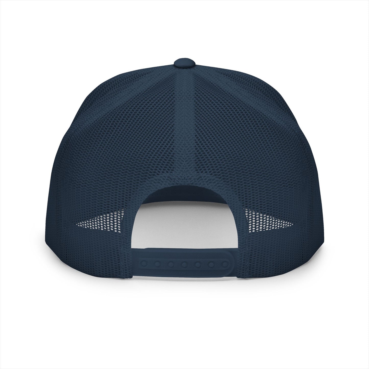 Embroidered 5 Panel Trucker Cap - Fake it til you make it