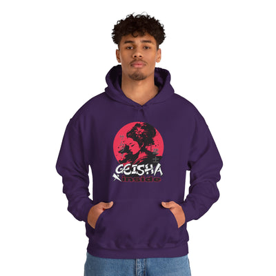 "Geisha Inside"Fleece Hoodie, Cozy