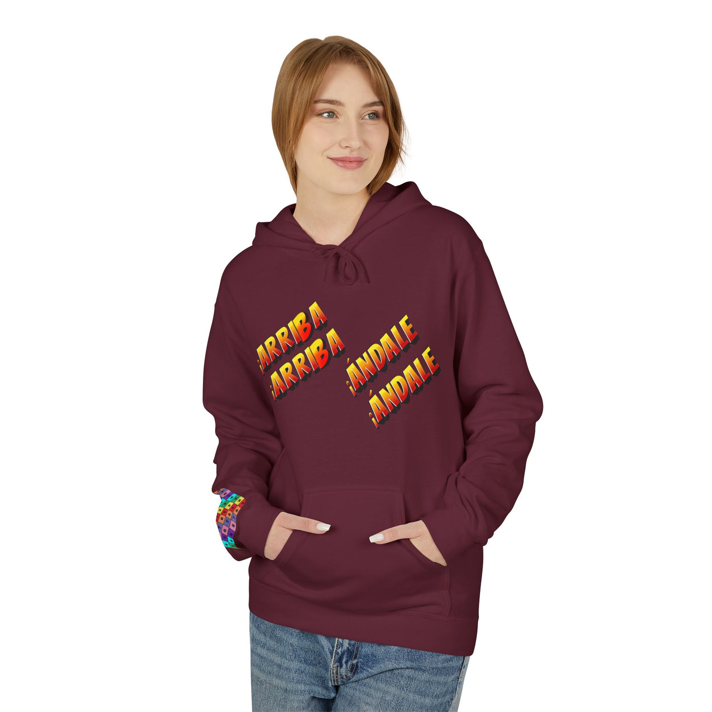 Hoodie with Arriba- Andale - Speedy Design