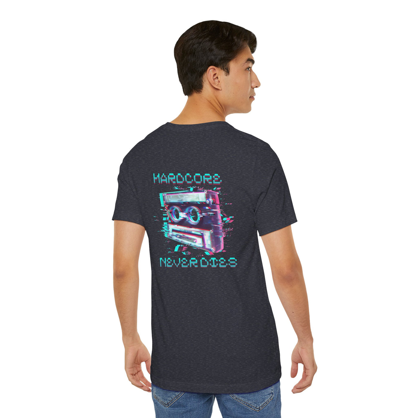 Techno - Hardcore Never Dies - Retro Graphic Tee, 90s Aesthetic Shirt unisex