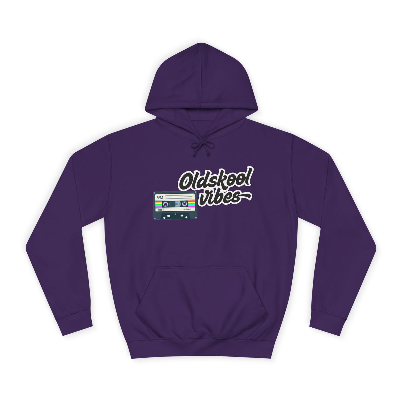Oldskool Vibes- Hooded Sweatshirt - 'Oldskool' Graphic