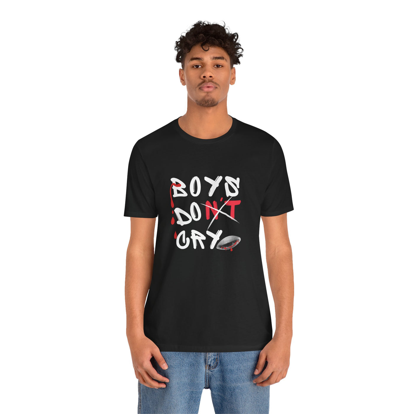 Boys Don't Cry for Men, Casual T-shirt
