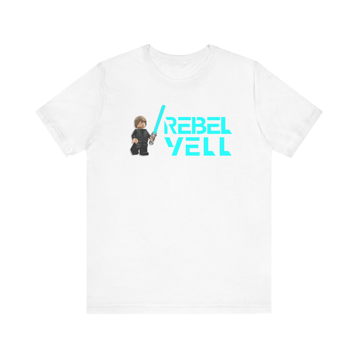 Cool Rebel Yell Luke Skywalker Unisex Jersey Tee - Short Sleeve Graphic T-Shirt for Fans