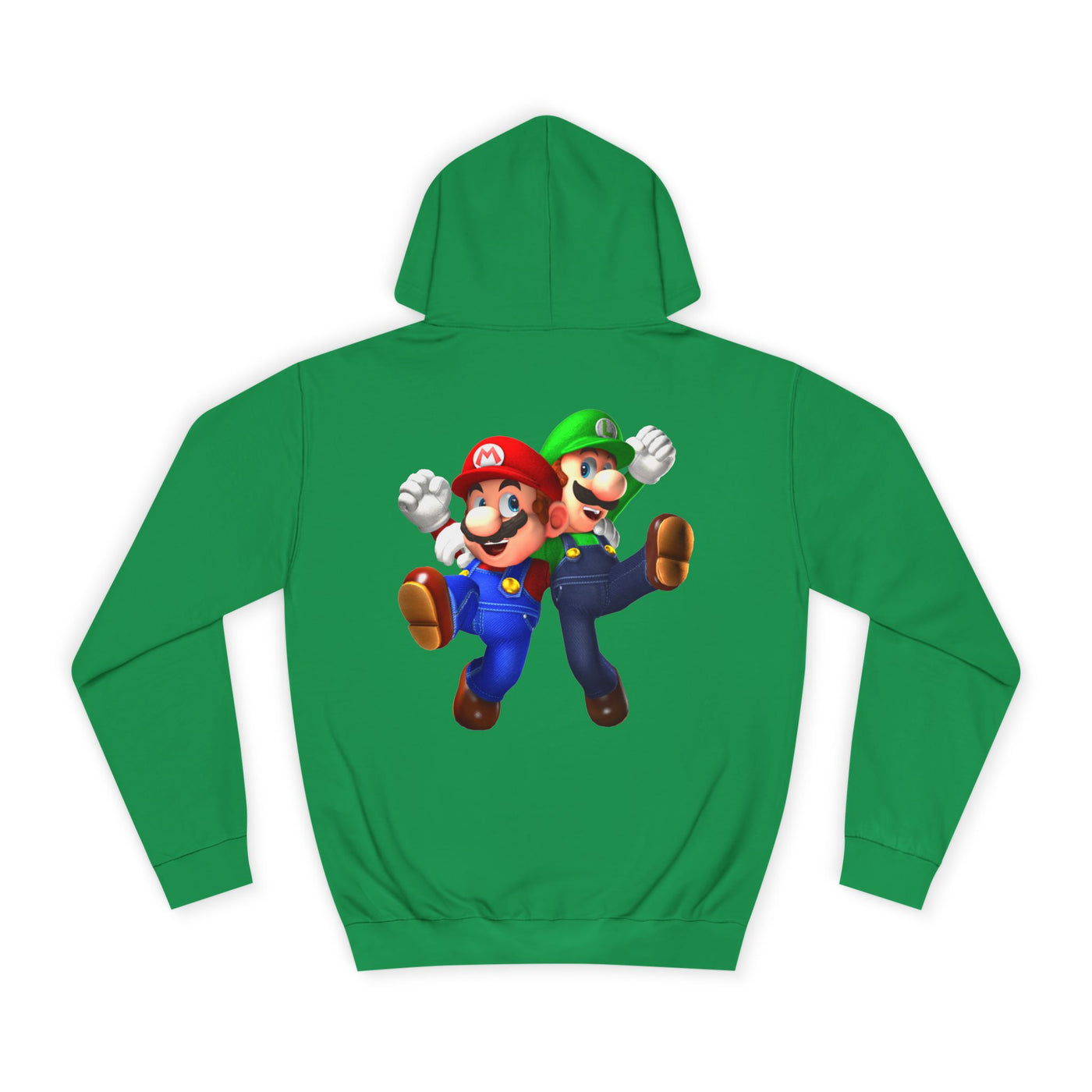 Super Bros College Hoodie, Unisex Gaming Hoodie
