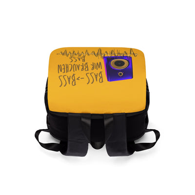 Bass-Bass we need Bass- Unisex Shoulder Backpack