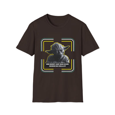 Yoda-Inspired Unisex T-Shirt - 'MIR NICHT AUF DEN... GEHEN DU SOLLST'