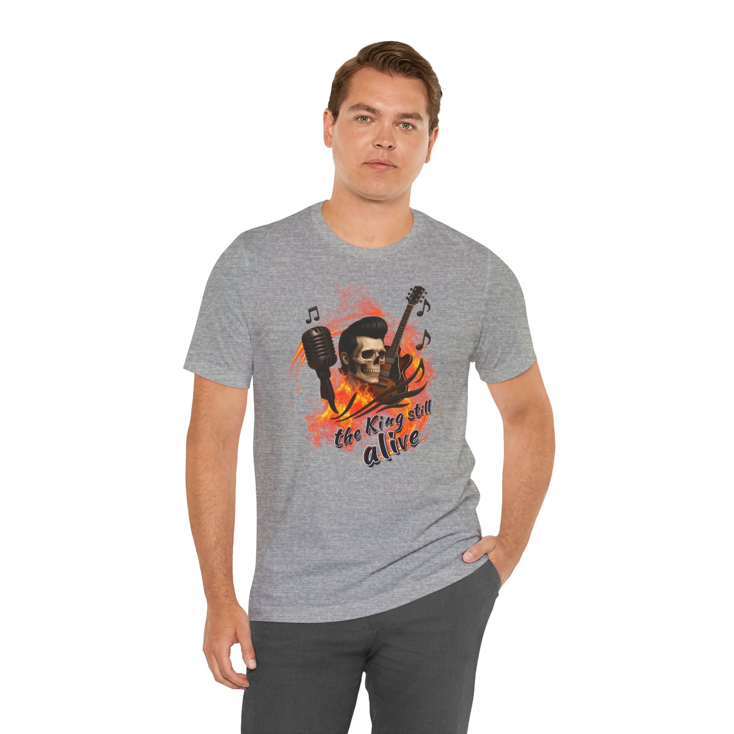Music Vibes Unisex Jersey Tee - 'The King Still Alive' Graphic T-Shirt