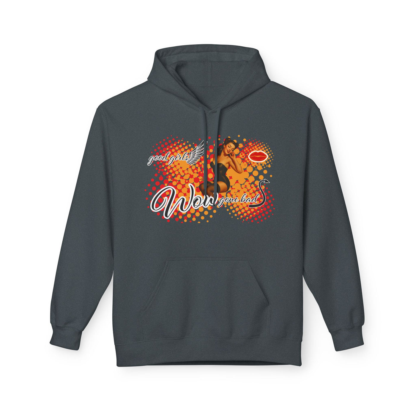 Pin up Girl Vintage Hoodie - WOW