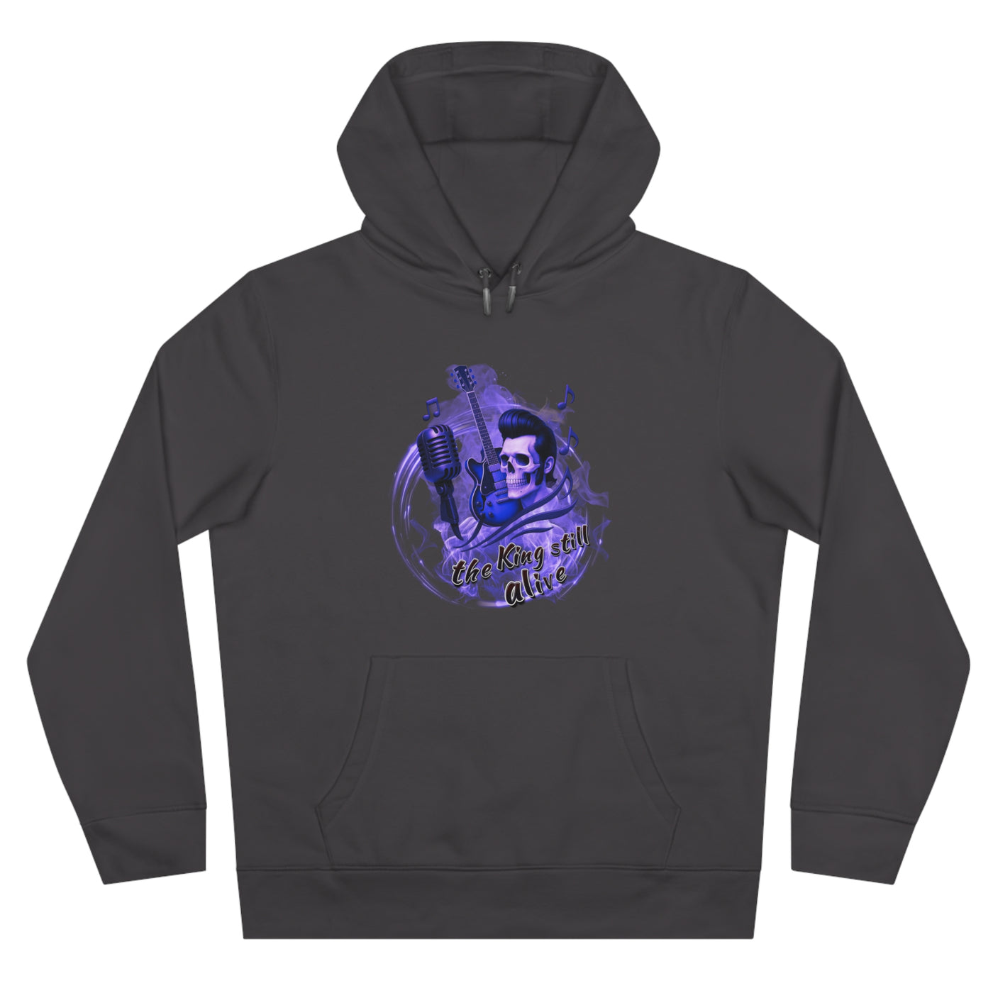 Rock 'n' Roll King Hooded Sweatshirt - 'The King Still Alive' Graphic
