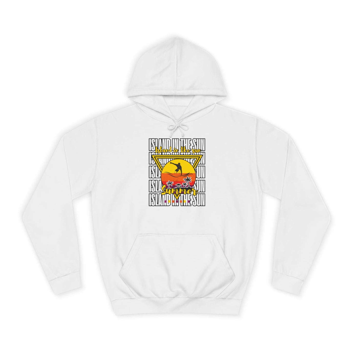 Vibrant College Spirit Hoodie, Unisex College Hoodie