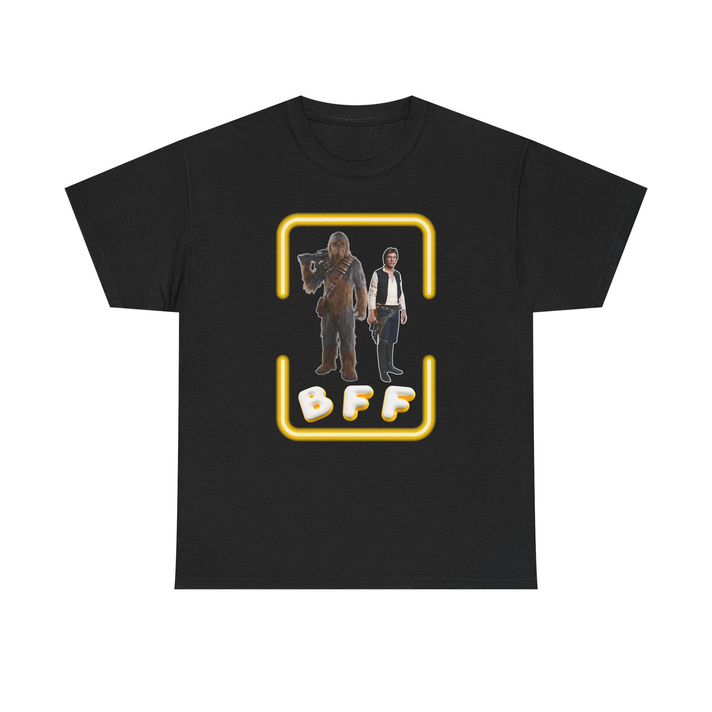 BFF Chewbacca &amp; Han Solo Unisex Heavy Cotton Shirt