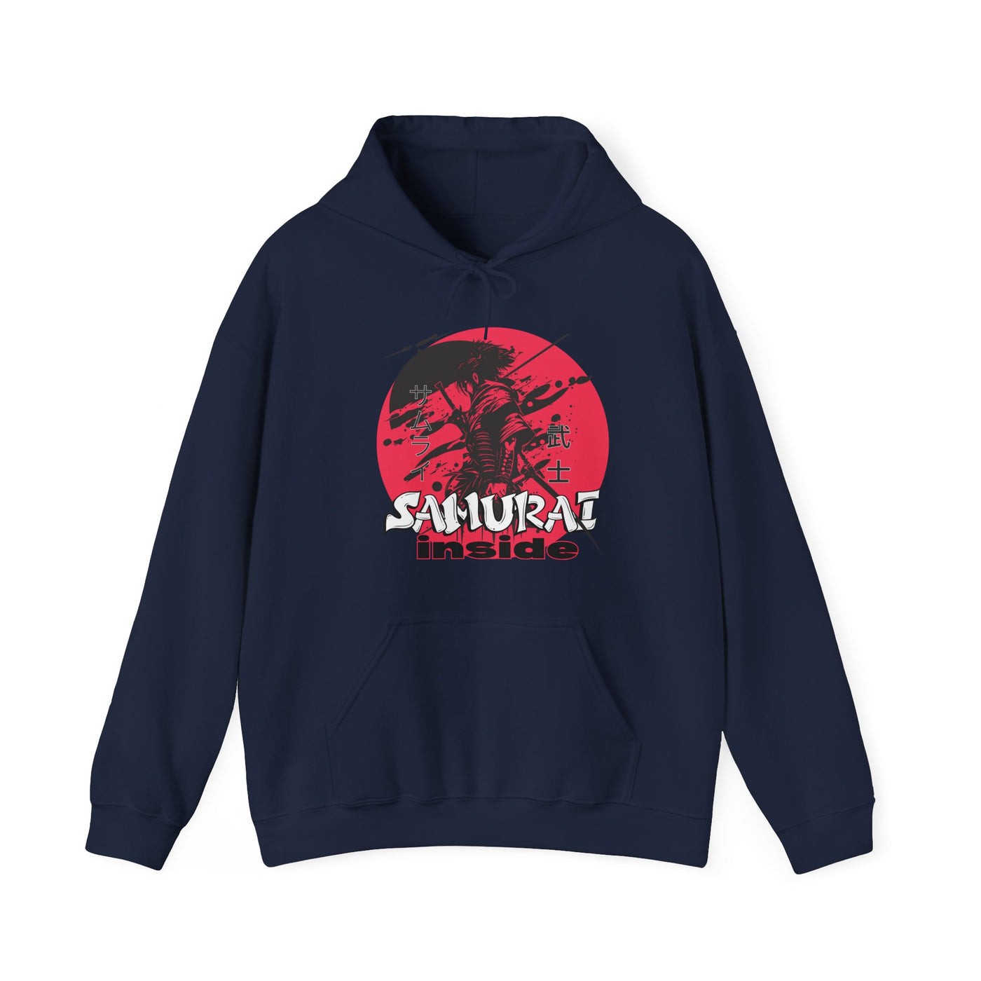 Samurai Inspired Hoodie, Cozy Streetwear,