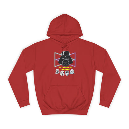 Star Wars unisex Hoodie - Darth Vader &amp; Stormtrooper Design All i need is my gang