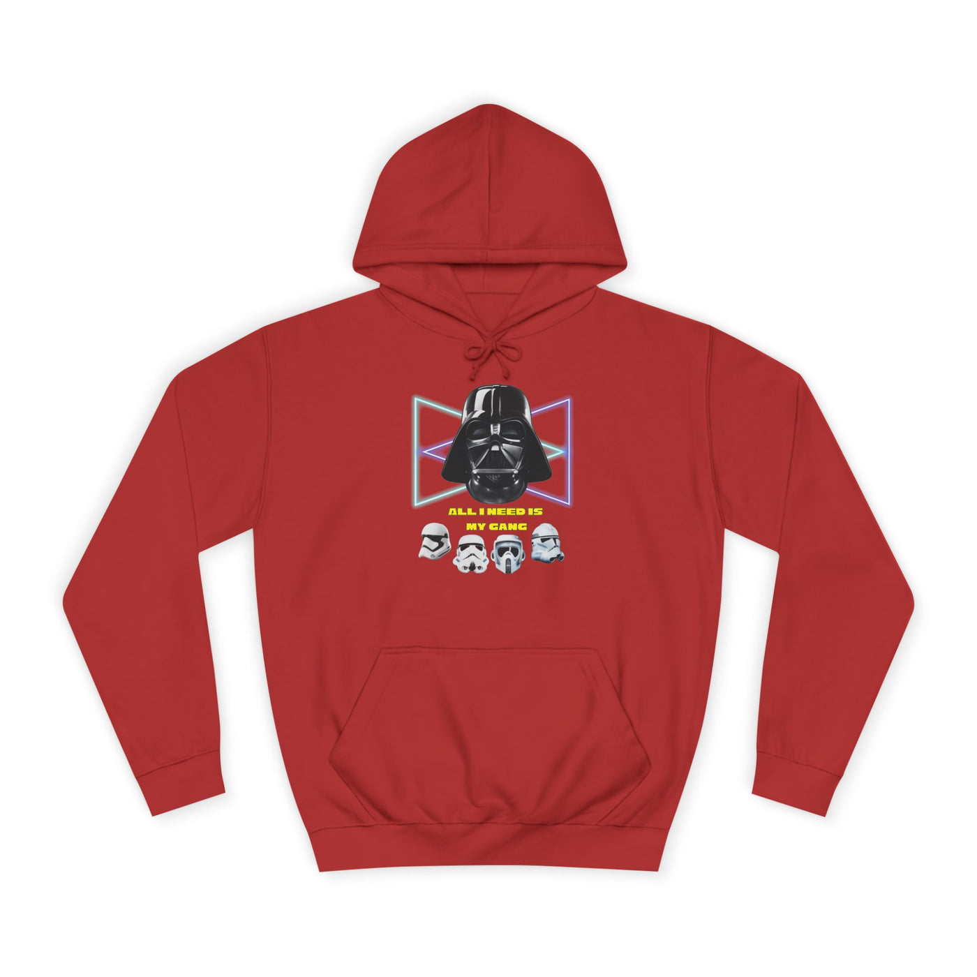 Star Wars unisex Hoodie - Darth Vader &amp; Stormtrooper Design All i need is my gang