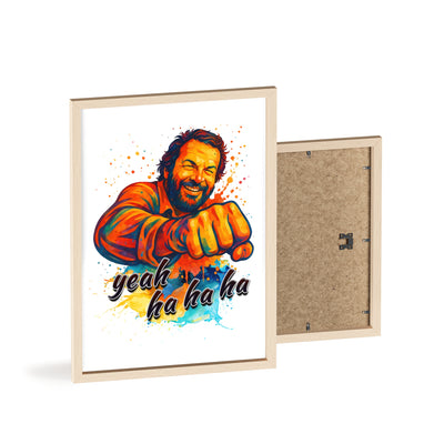 Funny Motivational Poster with Bud Spencer – 'Yeah Ha Ha Ha' 