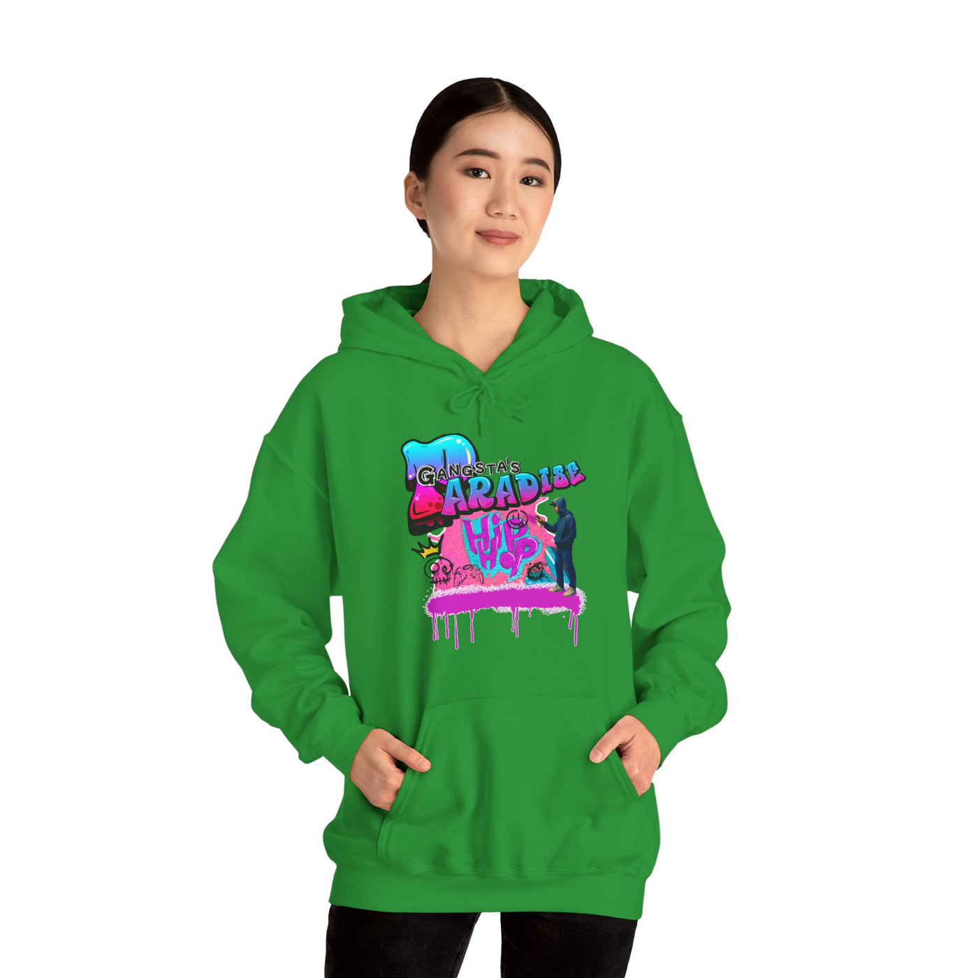Hoodie Hip Hop Graffiti Design