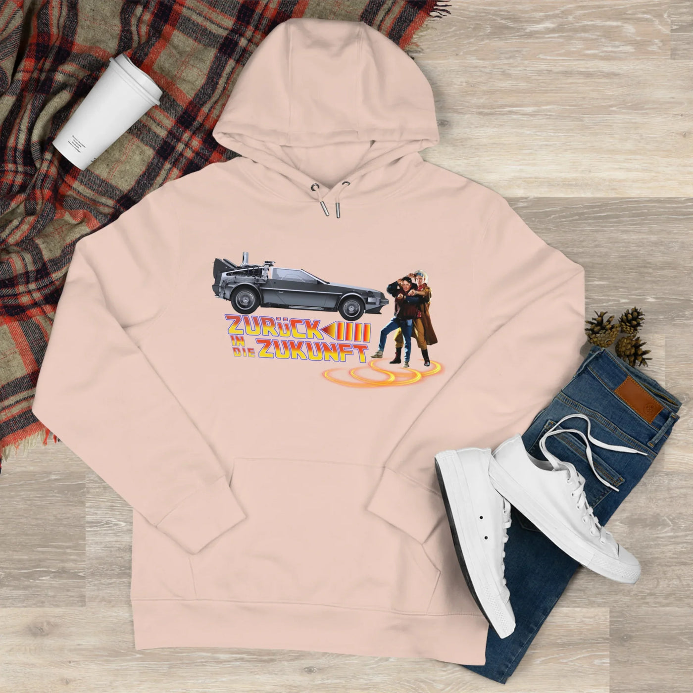 Back to the future - King Hooded Sweatshirt - Perfect for Movie Lovers and Casual Comfort 