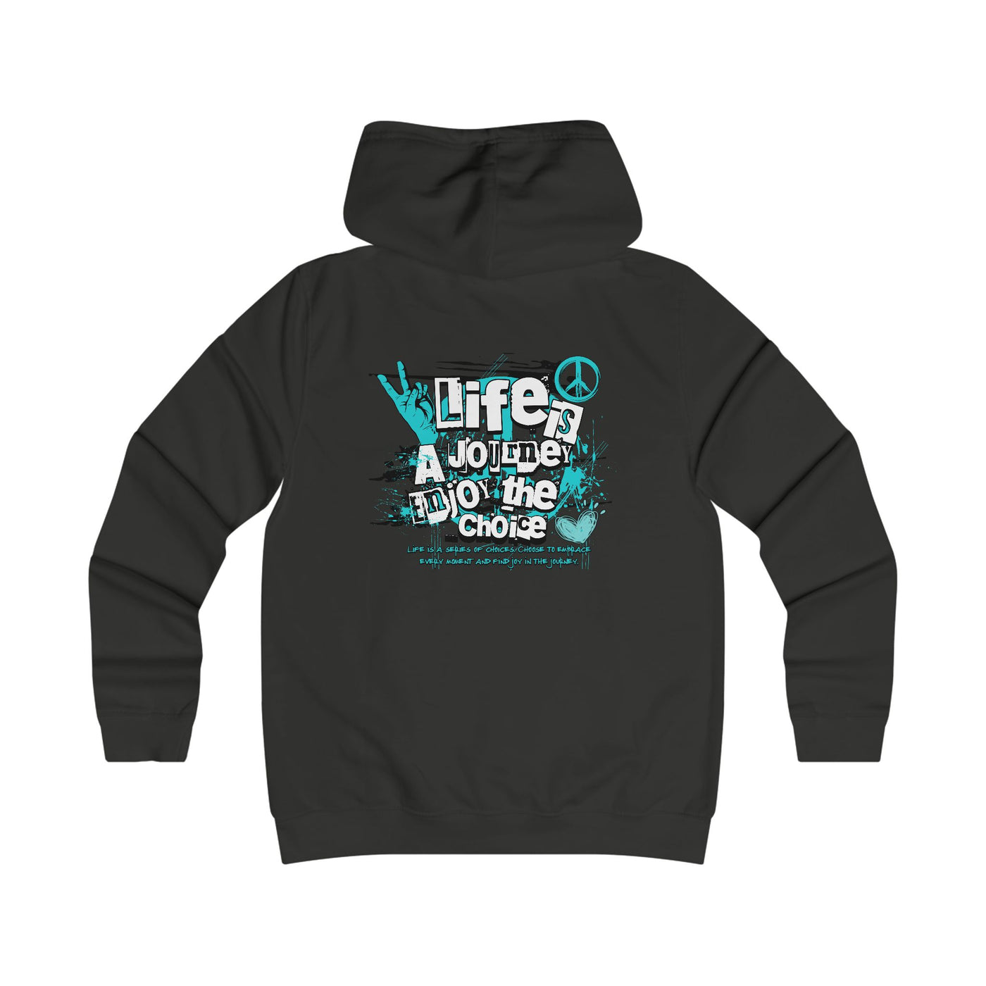 Peaceful Vibes College Hoodie, Trendy College Apparel, Gift for Students, Casual Wear, Inspirational Graphic Hoodie, Peace Symbol Fashion