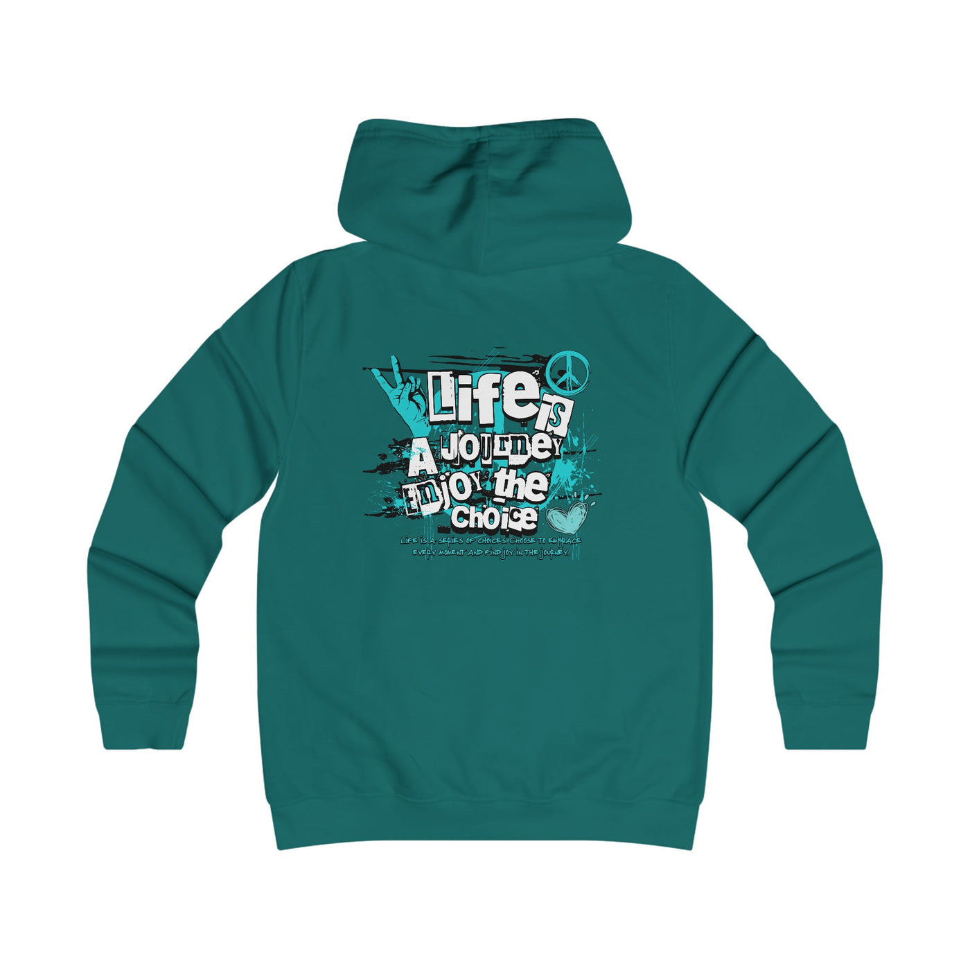 Peaceful Vibes College Hoodie, Trendy College Apparel, Gift for Students, Casual Wear, Inspirational Graphic Hoodie, Peace Symbol Fashion