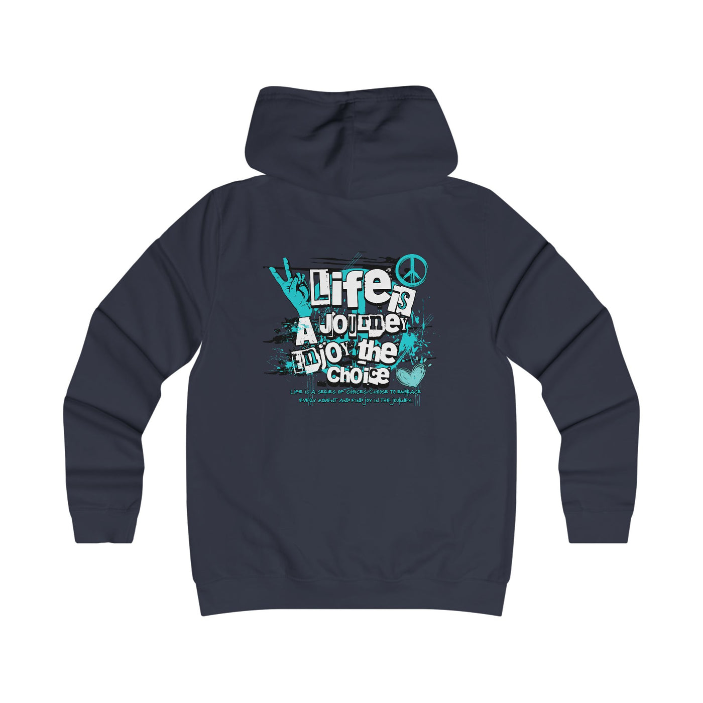 Peaceful Vibes College Hoodie, Trendy College Apparel, Gift for Students, Casual Wear, Inspirational Graphic Hoodie, Peace Symbol Fashion