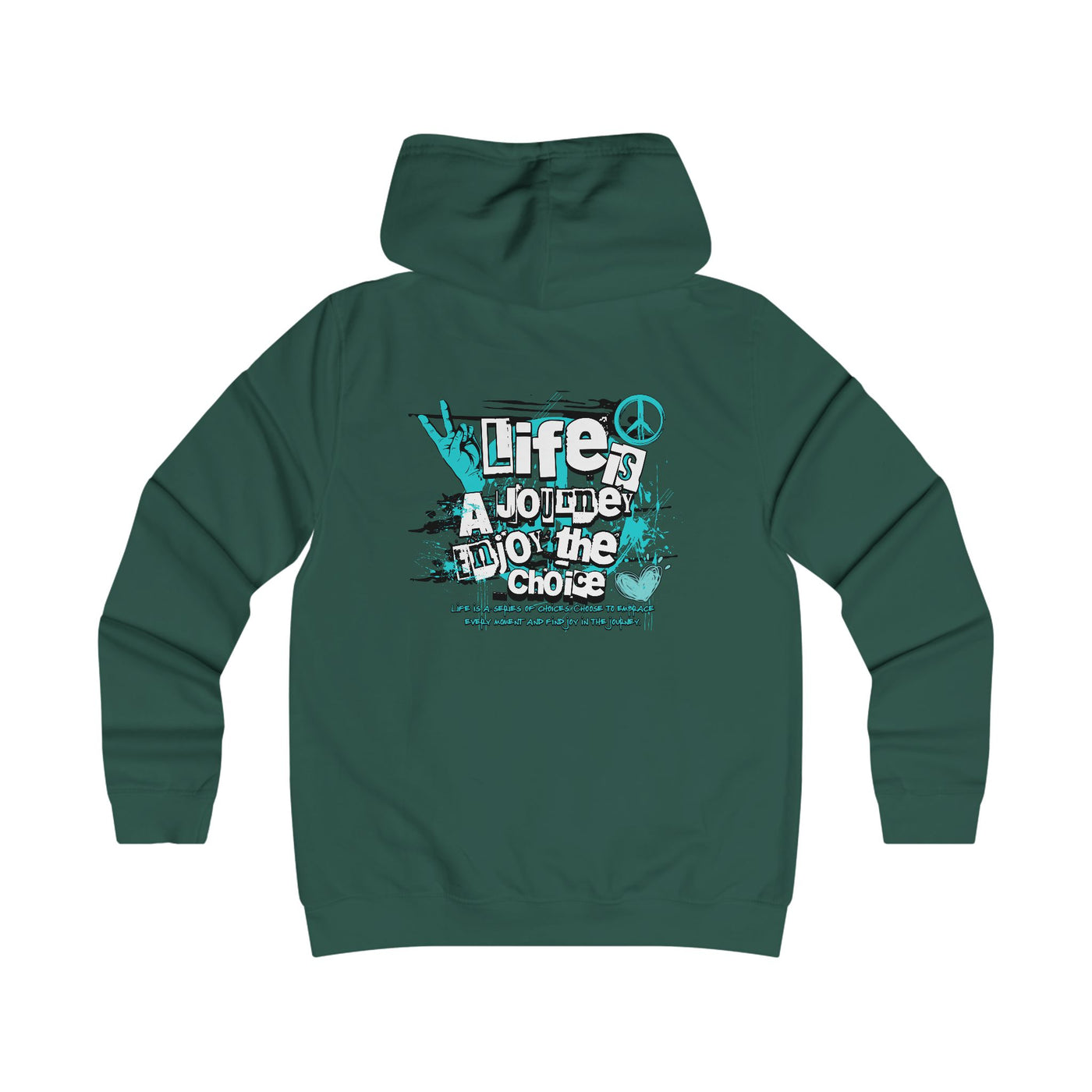 Peaceful Vibes College Hoodie, Trendy College Apparel, Gift for Students, Casual Wear, Inspirational Graphic Hoodie, Peace Symbol Fashion