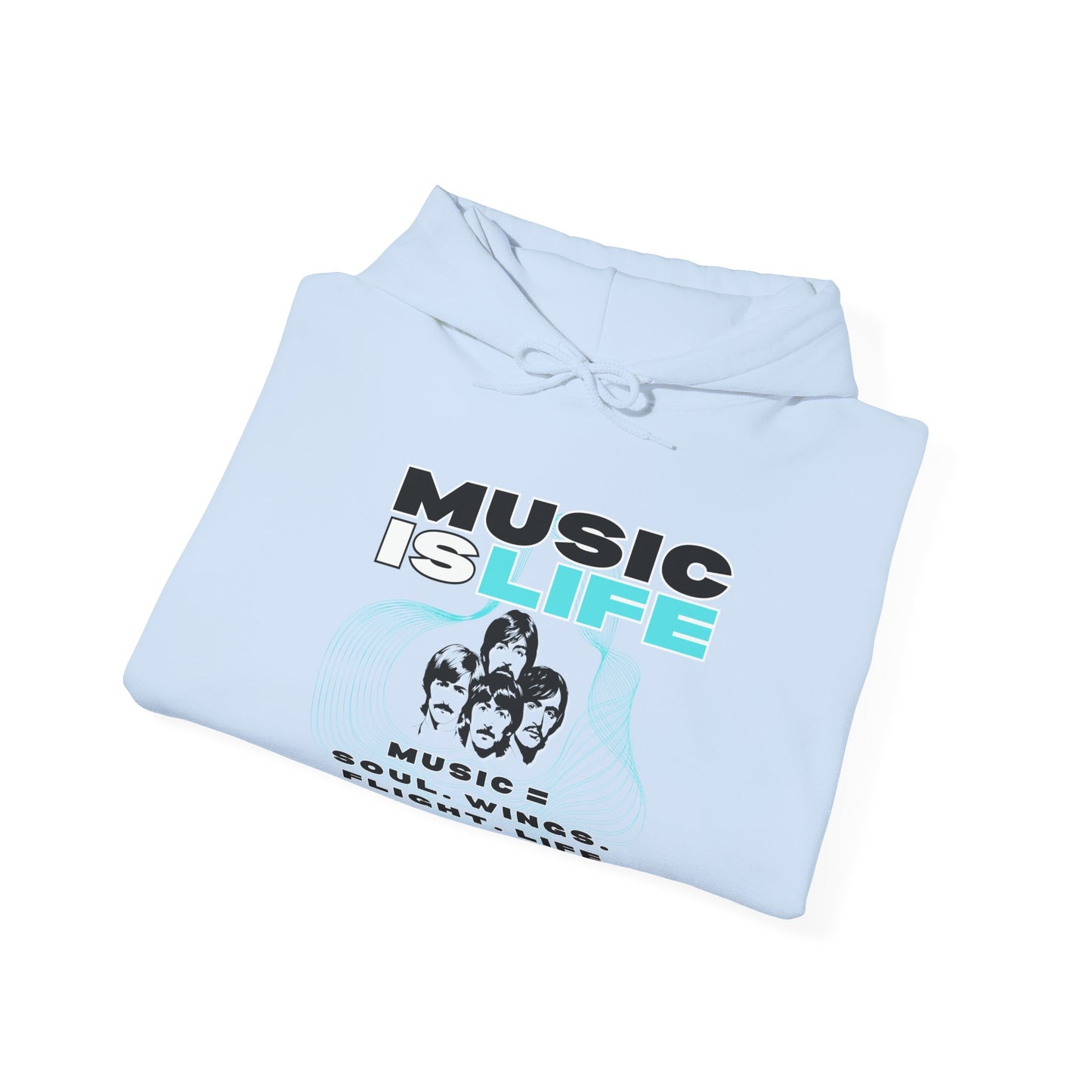 Music is Life Hoodie - Unisex Heavy Blend™ Sweatshirt