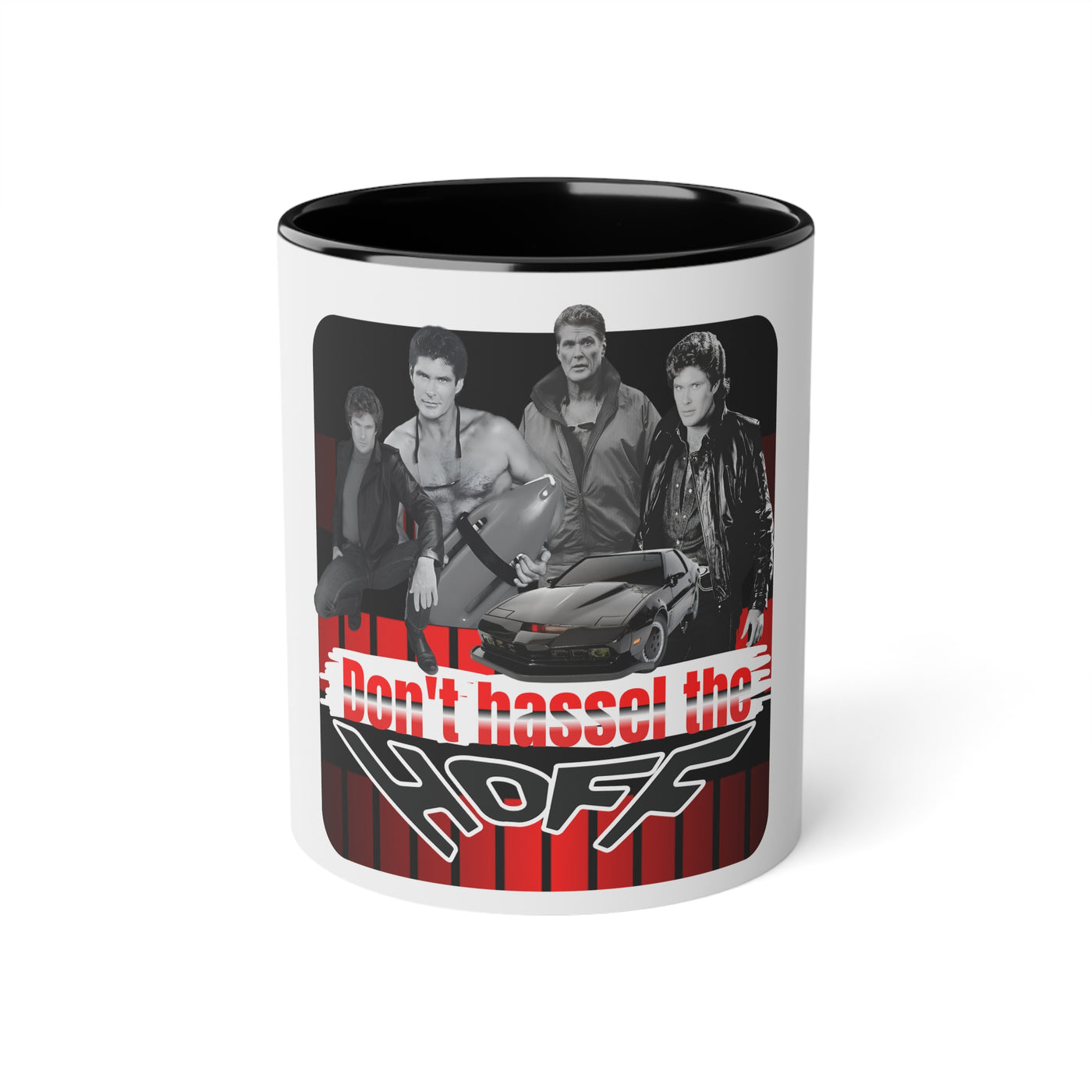 Don't Hassel the Hoff Mug | Retro Coffee Cup, Gift for Fans, Novelty Drinkware, 80s Nostalgia, Unique Home Decor