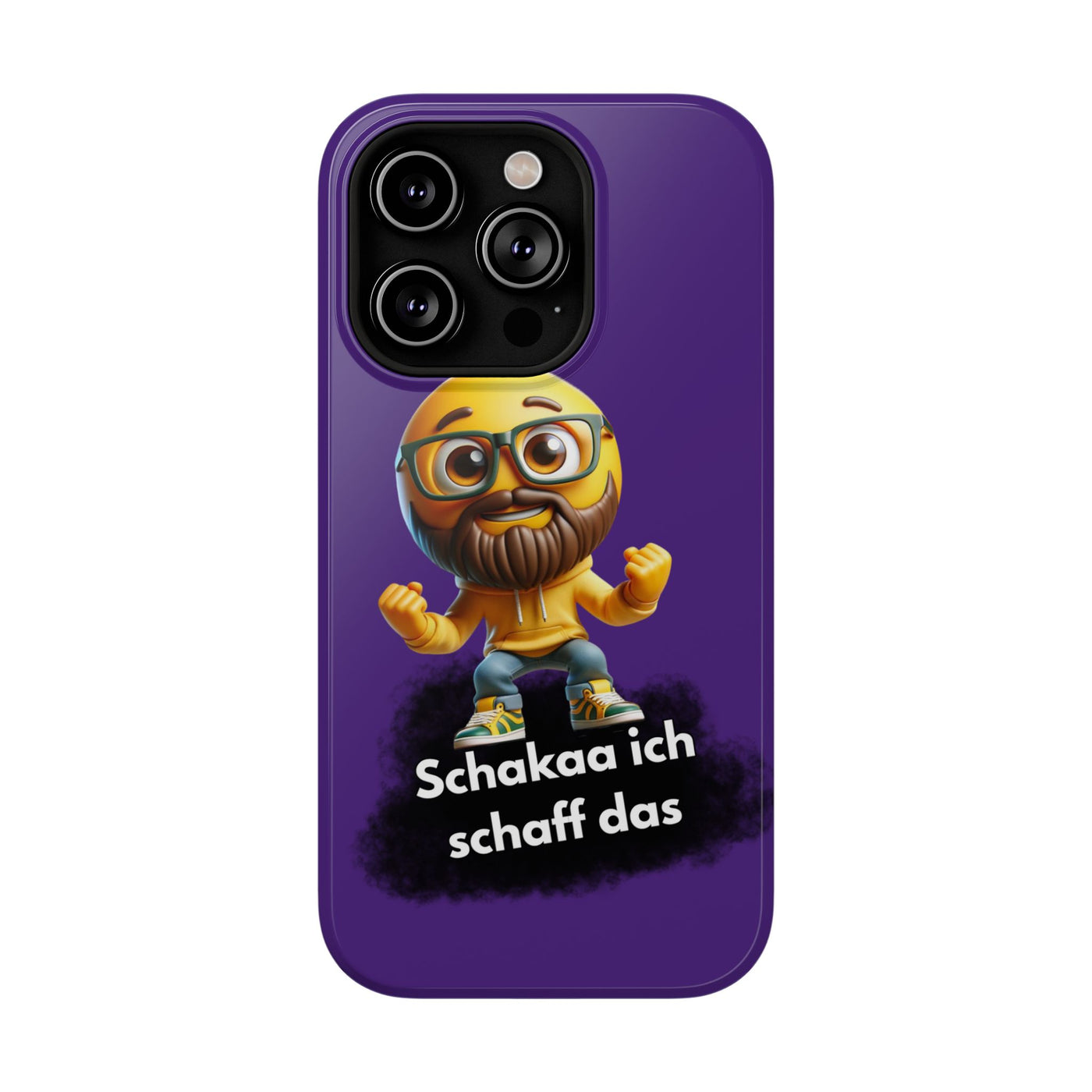Motivational Impact-Resistant Phone Case - "Schakaa ich schaff das"