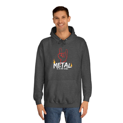 "Metal" Music Unisex College Hoodie