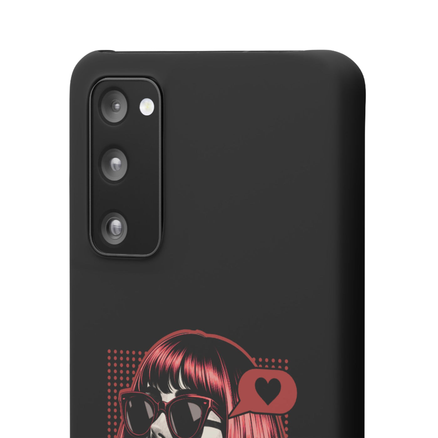 Retro Girl Snap Case Handyhülle