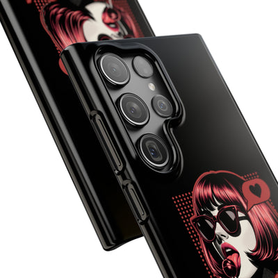 Retro Girl Snap Case Handyhülle