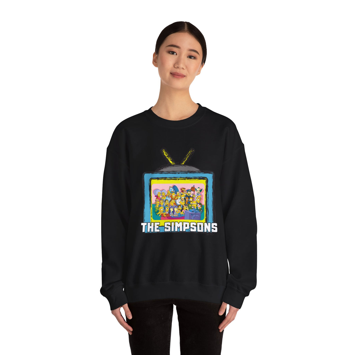 The Simpsons Unisex Heavy Cotton Sweatshirt