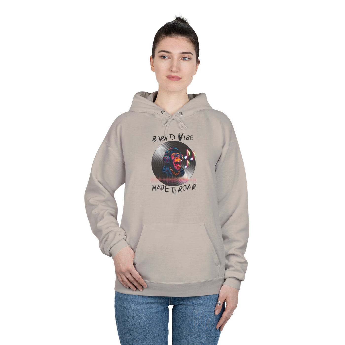 Born to Vibe Hoodie - cool monkey design / Monkey