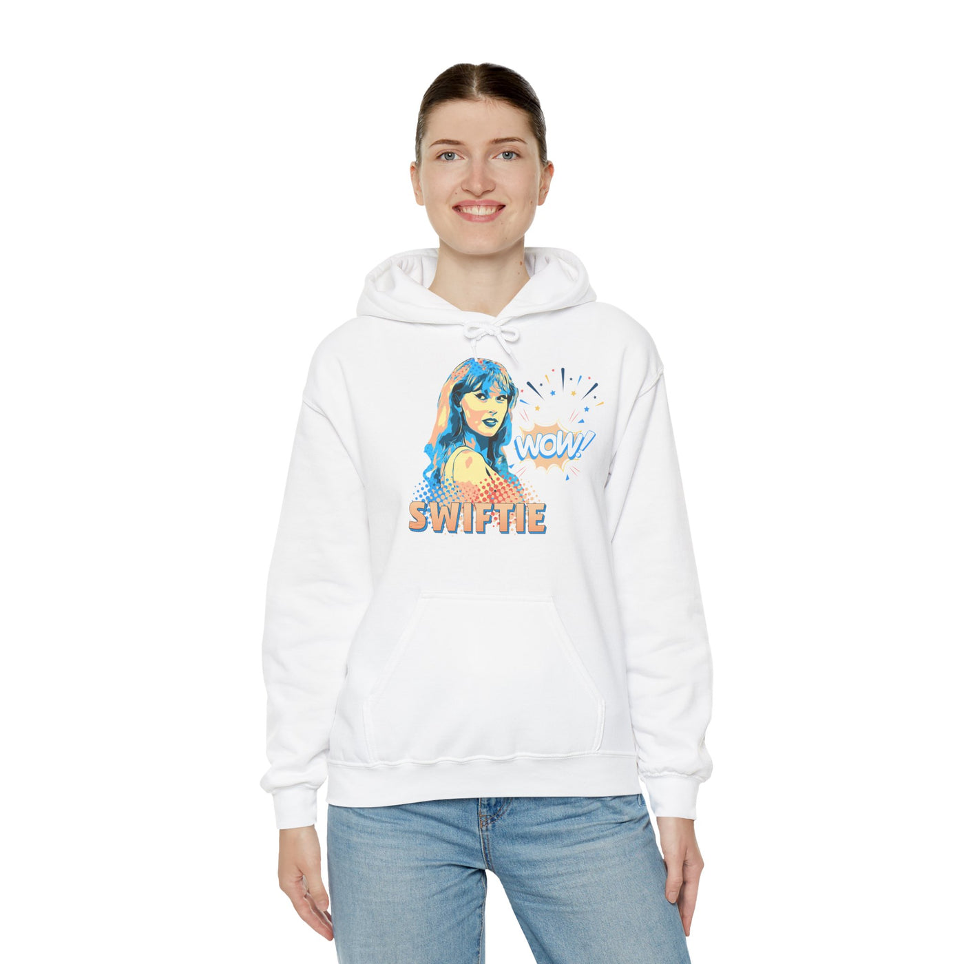 'SWIFTIE WOW' Unisex Heavy Blend™ Hooded Sweatshirt - Perfect Gift for Fans 