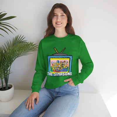 The Simpsons Unisex Heavy Cotton Sweatshirt